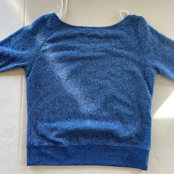 Disney Parks Blue Minnie Mouse Off The Shoulder Sweatshirt Size XSmall - Picture 6 of 10